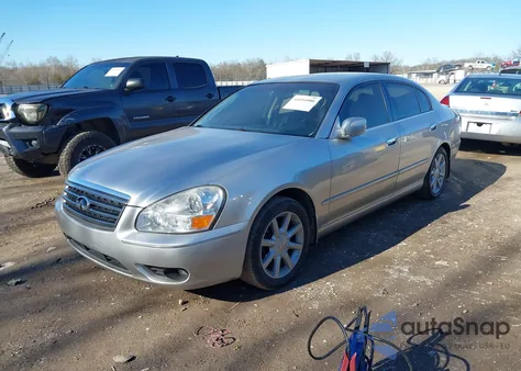 2005 Infiniti Q45 z USA, uszkodzony, nr VIN JNKBF01A55M100222